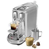 Nespresso Creatista Plus Pod Espresso Machine by Breville - Brushed Stainless Steel