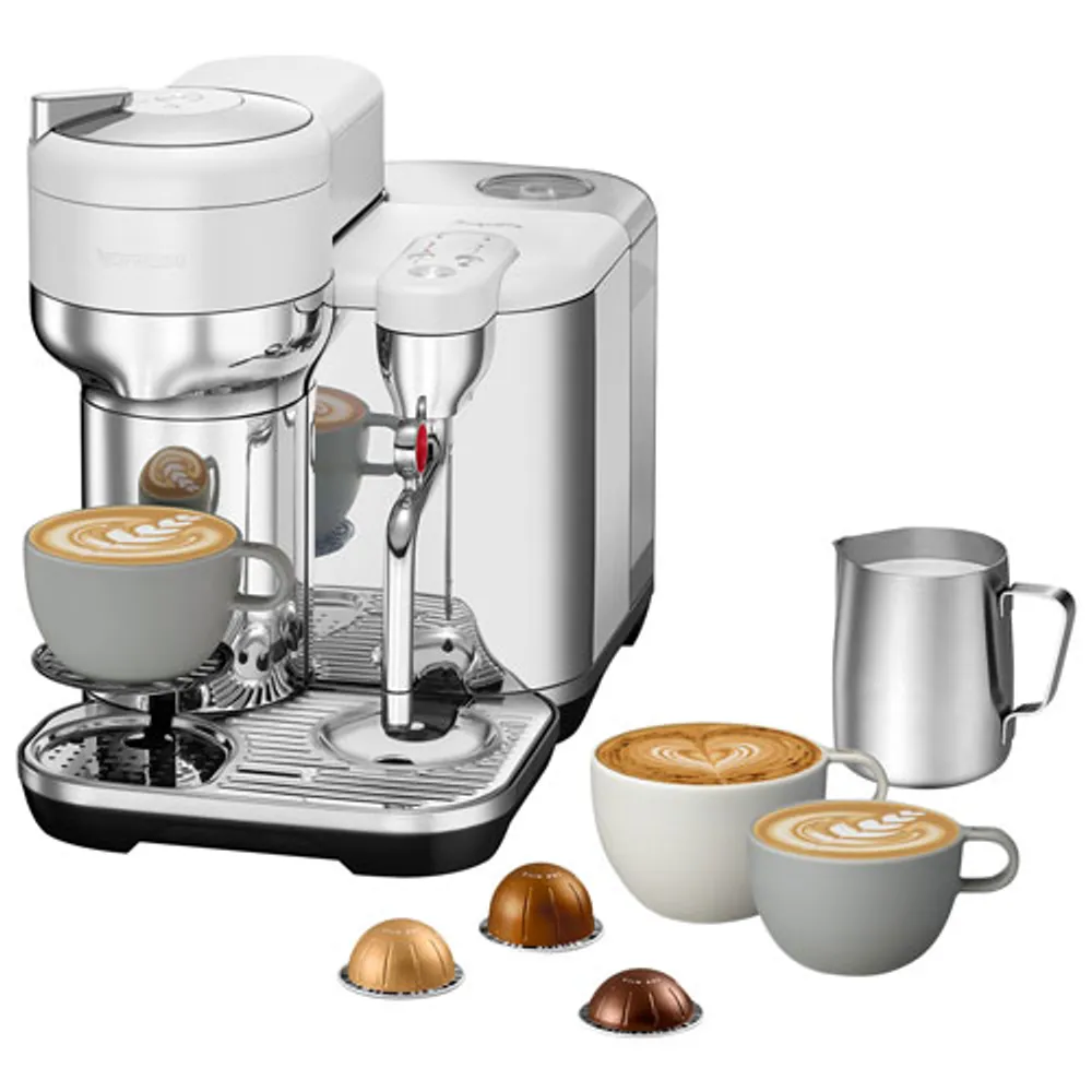 Nespresso Vertuo Creatista Pod Espresso Machine by Breville - Sea Salt