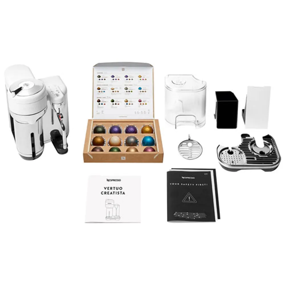 Nespresso Vertuo Creatista Pod Espresso Machine by Breville - Sea Salt