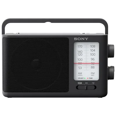 Sony ICF-506 Portable AM/FM Radio - Black