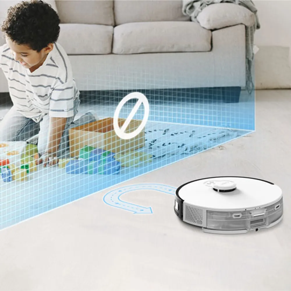 TP-Link Tapo LiDAR Navigation RV30 Plus Robot Vacuum & Mop with Smart Auto-Empty Dock - White - Only at Best Buy