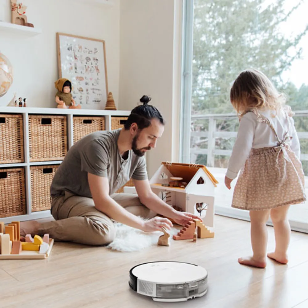 TP-Link Tapo RV10 Plus Robot Vacuum & Mop with Smart Auto-Empty Dock - White - Only at Best Buy