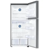 Réfrigérateur congélateur supérieur 29 po avec Twin Cooling Plus et Flex Zone de Samsung (RT18M6114SR/AA) - Inox - Exclusivité BBY