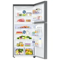 Réfrigérateur congélateur supérieur 29 po avec Twin Cooling Plus et Flex Zone de Samsung (RT18M6114SR/AA) - Inox - Exclusivité BBY