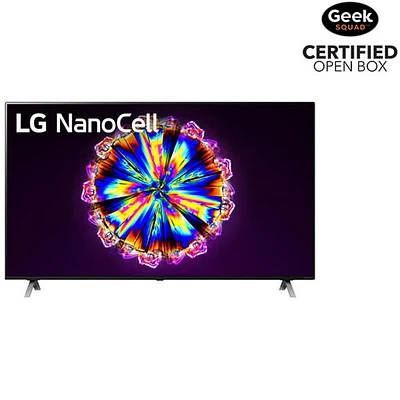 Boîte ouverte - Téléviseur intelligent webOS HDR DEL UHD 4K de 65 po NanoCell de LG (65NANO90UNA)