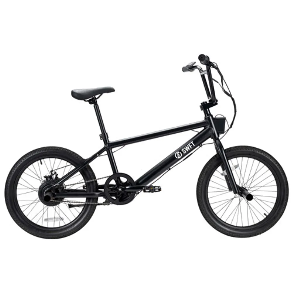 SWFT BMX Electric Bike 350W with up to 56.3km Battery Life - Black - Only at Best Buy