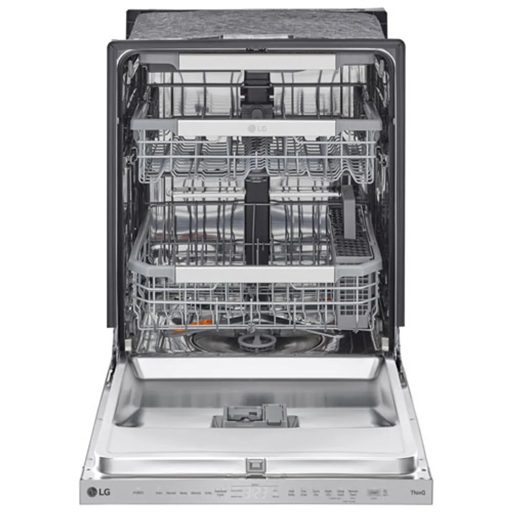 LG 24" 44dB Built-In Dishwasher with Third Rack (LDPM6762S) - Smudge Resistant Stainless Steel