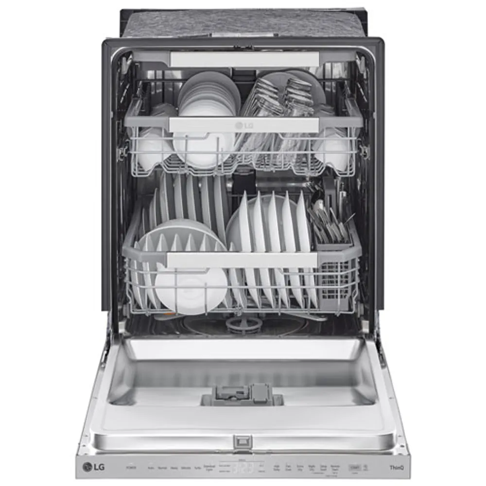 LG 24" 44dB Built-In Dishwasher with Third Rack (LDPM6762S) - Smudge Resistant Stainless Steel