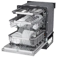 LG 24" 44dB Built-In Dishwasher with Third Rack (LDPM6762S) - Smudge Resistant Stainless Steel