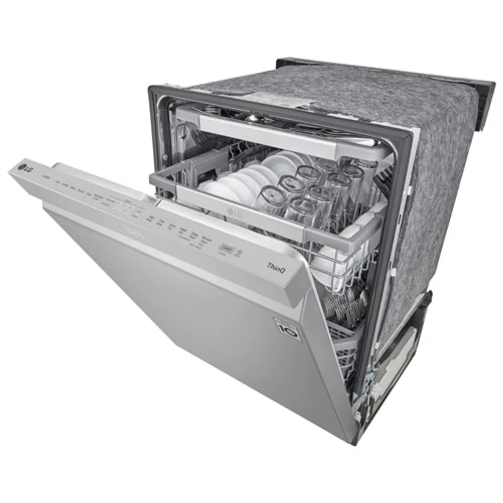 LG 24" 44dB Built-In Dishwasher with Third Rack (LDPM6762S) - Smudge Resistant Stainless Steel