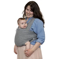 bbluv Chimparoo Snüg Reversible Baby Wrap Carrier - Size 2 (Medium/Xlarge) - Grey