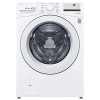 Open Box - LG 5.2 Cu. Ft. High Efficiency Front Load Washer (WM3400CW) - White - Scratch & Dent