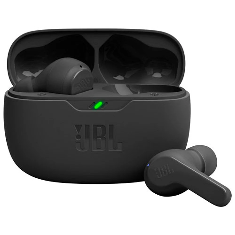 Écouteurs boutons 100 % sans fil à isolation sonore Vibe Beam de JBL - Noir