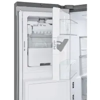 LG 36" 26 cu. ft. Smart Counter-Depth MAX French Door Refrigerator with Four Types of Ice - Stainless Steel