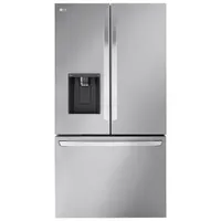 LG 36" 25.5 Cu. Ft. Counter Depth MAX French Door Refrigerator (LRFXC2606S) - Stainless Steel