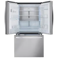 LG 36" 25.5 Cu. Ft. Counter Depth MAX French Door Refrigerator (LRFXC2606S) - Stainless Steel