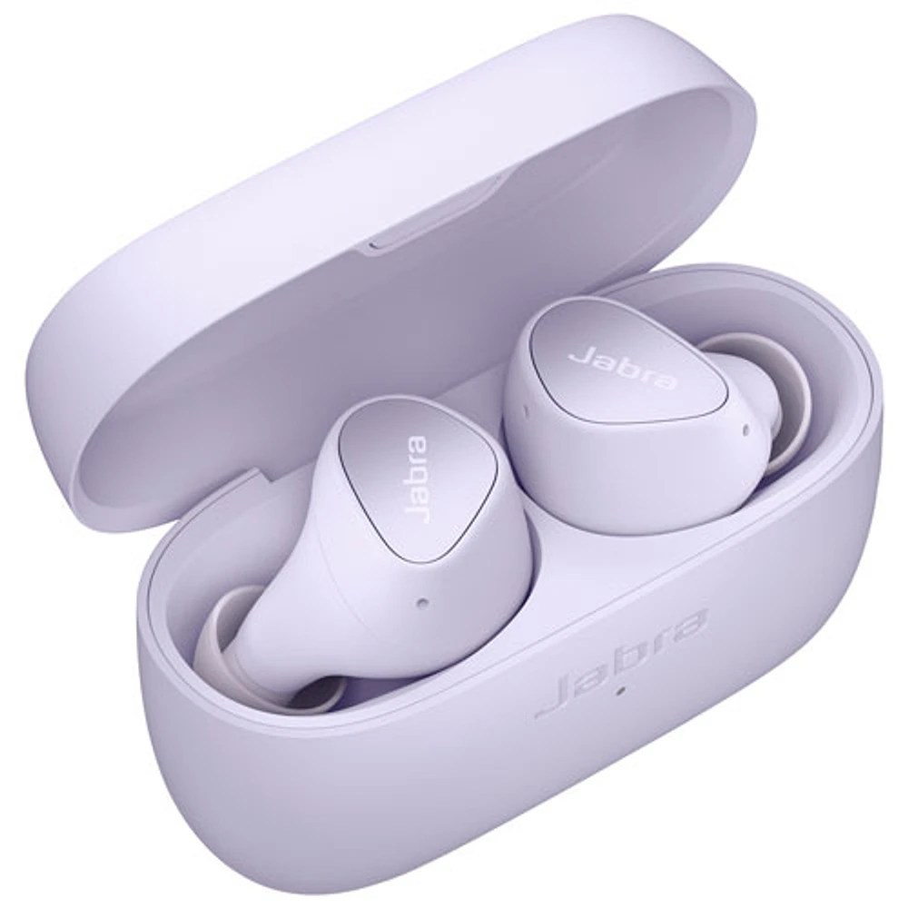 Écouteurs boutons 100 % sans fil à suppression du bruit Elite 4 de Jabra - Lilas