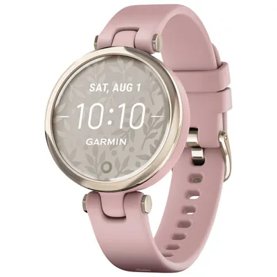 Garmin Lily Sport Edition 34mm Smartwatch with Heart Rate Monitor & Health Tracking - Dust Rose