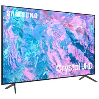 Samsung 85" 4K UHD HDR LED Tizen Smart TV (UN85CU7000FXZC) - 2023 - Titan Grey
