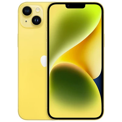 Fido Apple iPhone 14 Plus 256GB - Yellow - Monthly Financing