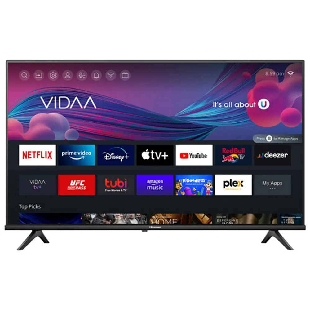 Hisense 40" 1080p HD LED VIDAA Smart TV (40A4KV) - 2023