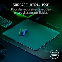 Razer Atlas Tempered Glass Gaming Mouse Mat - Black