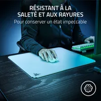 Razer Atlas Tempered Glass Gaming Mouse Mat - White
