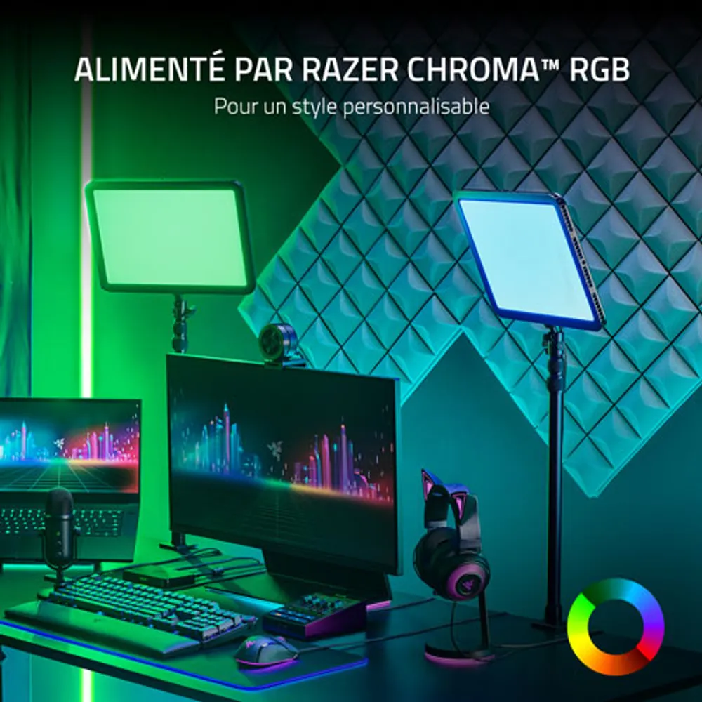 Razer Key Light Chroma All-in-One Lighting Kit for Streaming