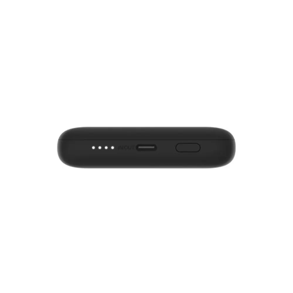 Belkin BoostCharge 10k mAh Power Bank with Lightning Cable & USB-C Cable - Black