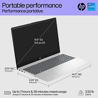 HP 15.6" Laptop - Natural Silver (Intel Core i5-1335U/1TB SSD/16GB RAM/Windows 11 Home)