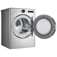 LG 7.4 Cu. Ft. Electric Steam Dryer (DLEX5500V) - Graphite Steel