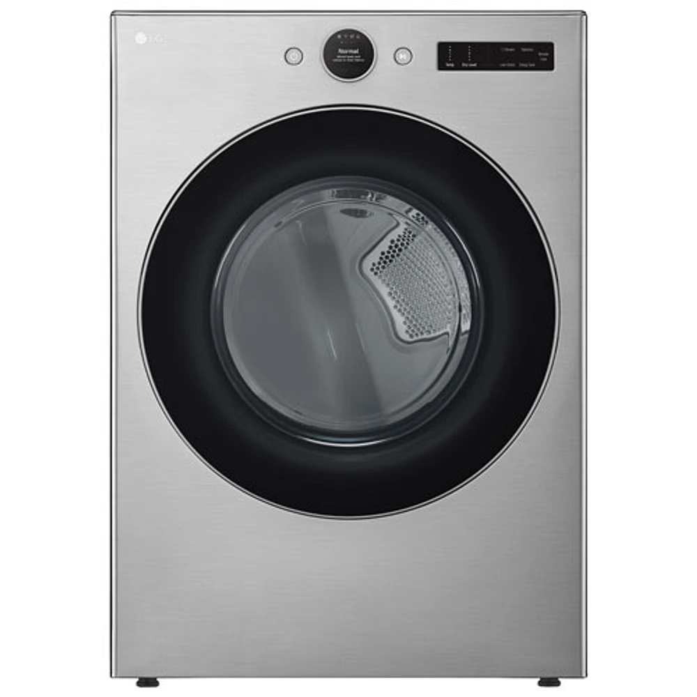 LG 7.4 Cu. Ft. Gas Steam Dryer (DLGX5501V) - Graphite Steel