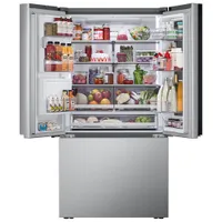 LG 36" 26 cu. ft. Smart Mirror InstaView Counter-Depth MAX French Door Refrigerator w/ Ice Dispenser - Stainless