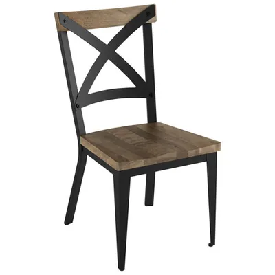 Jasper Transitional Wood Dining Chair - Beige/Black