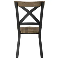 Jasper Transitional Wood Dining Chair - Beige/Black