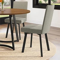 Elmira Contemporary Polyester Dining Chair