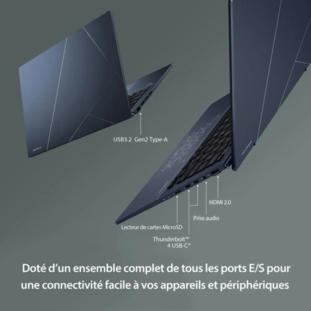ASUS ZenBook OLED 14" Touchscreen Laptop - Ponder Blue (Intel Evo i7-1360P/1TB SSD/16GB RAM)