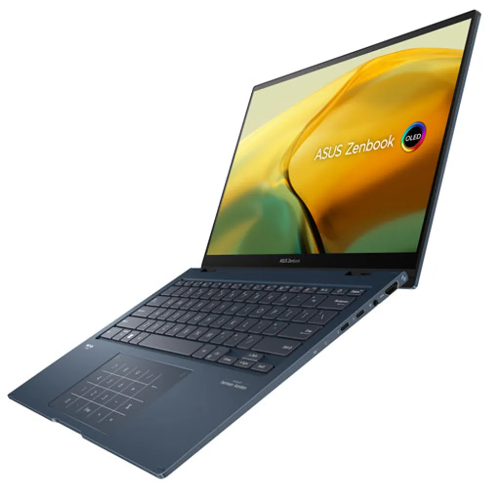 ASUS Zenbook 14 Flip 14" OLED Touchscreen Laptop - Ponder Blue (Intel Evo i7-1360P/1T SSD/16GB RAM/Window 11)