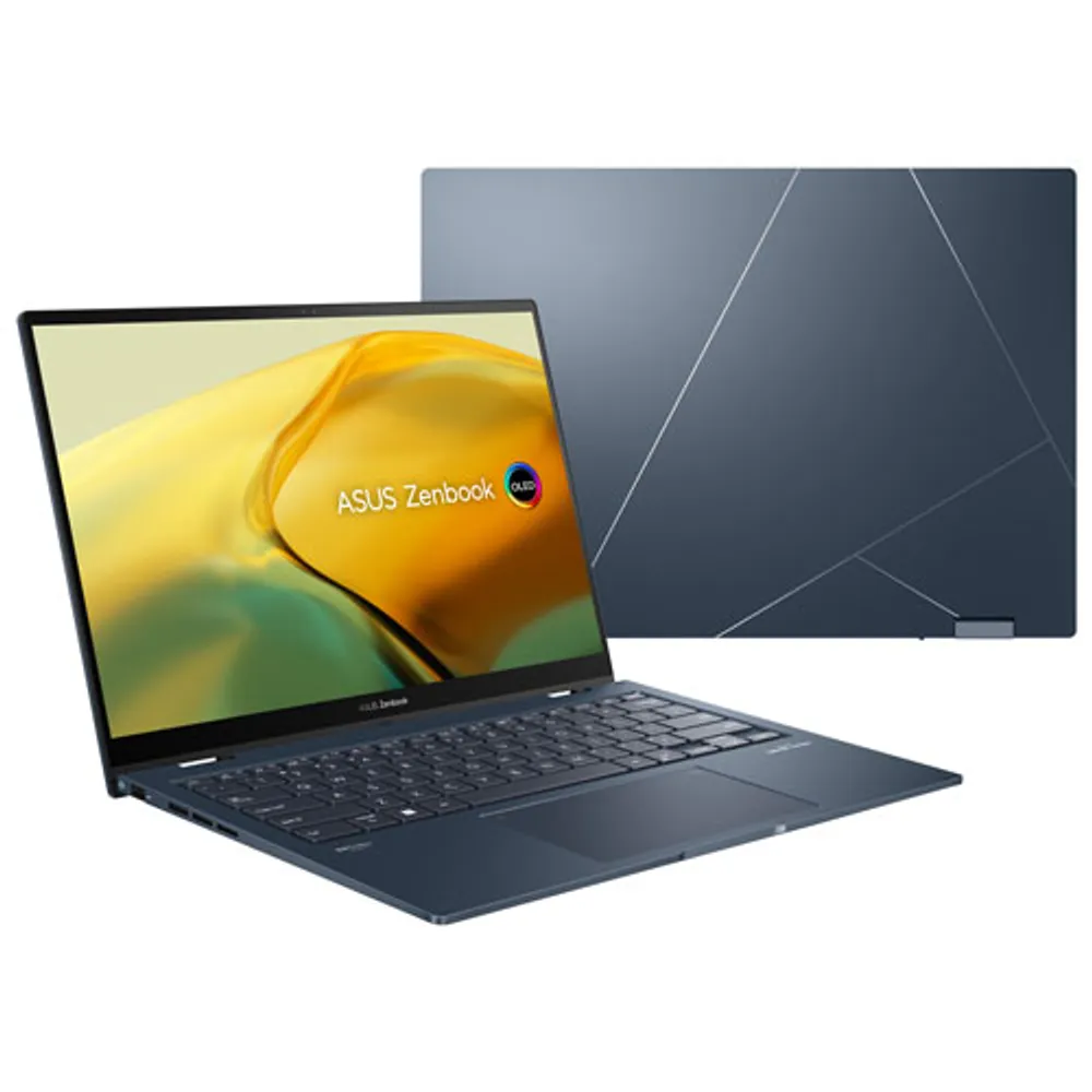 ASUS Zenbook 14 Flip 14" OLED Touchscreen Laptop - Ponder Blue (Intel Evo i7-1360P/1T SSD/16GB RAM/Window 11)