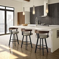 Lars Contemporary Bar Height Barstool