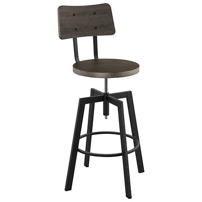 Woodland Transitional Adjustable Height Barstool