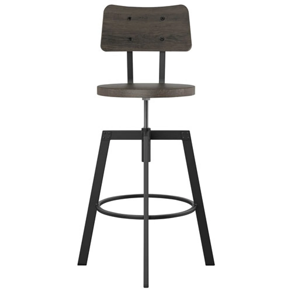 Woodland Transitional Adjustable Height Barstool