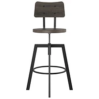 Woodland Transitional Adjustable Height Barstool