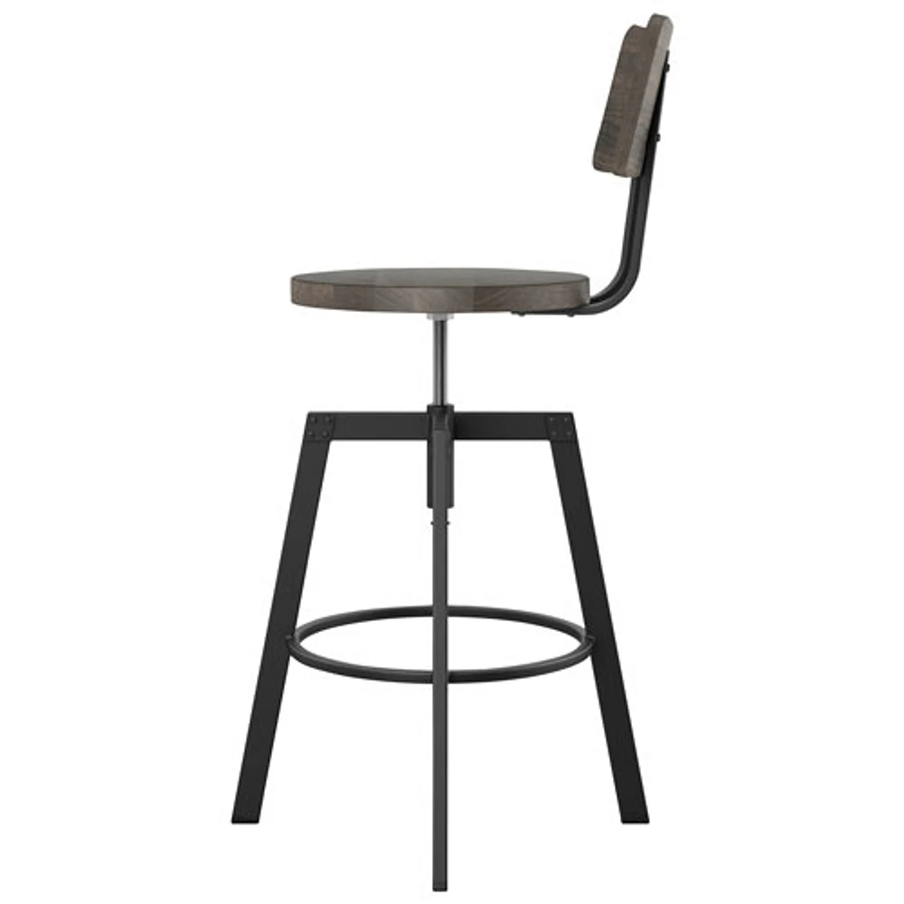 Woodland Transitional Adjustable Height Barstool