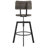 Woodland Transitional Adjustable Height Barstool