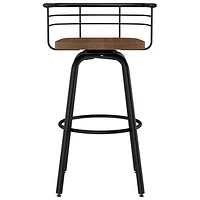 Tabouret de bar transitionnel à hauteur de comptoir Brisk