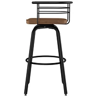 Tabouret de bar transitionnel à hauteur de comptoir Brisk