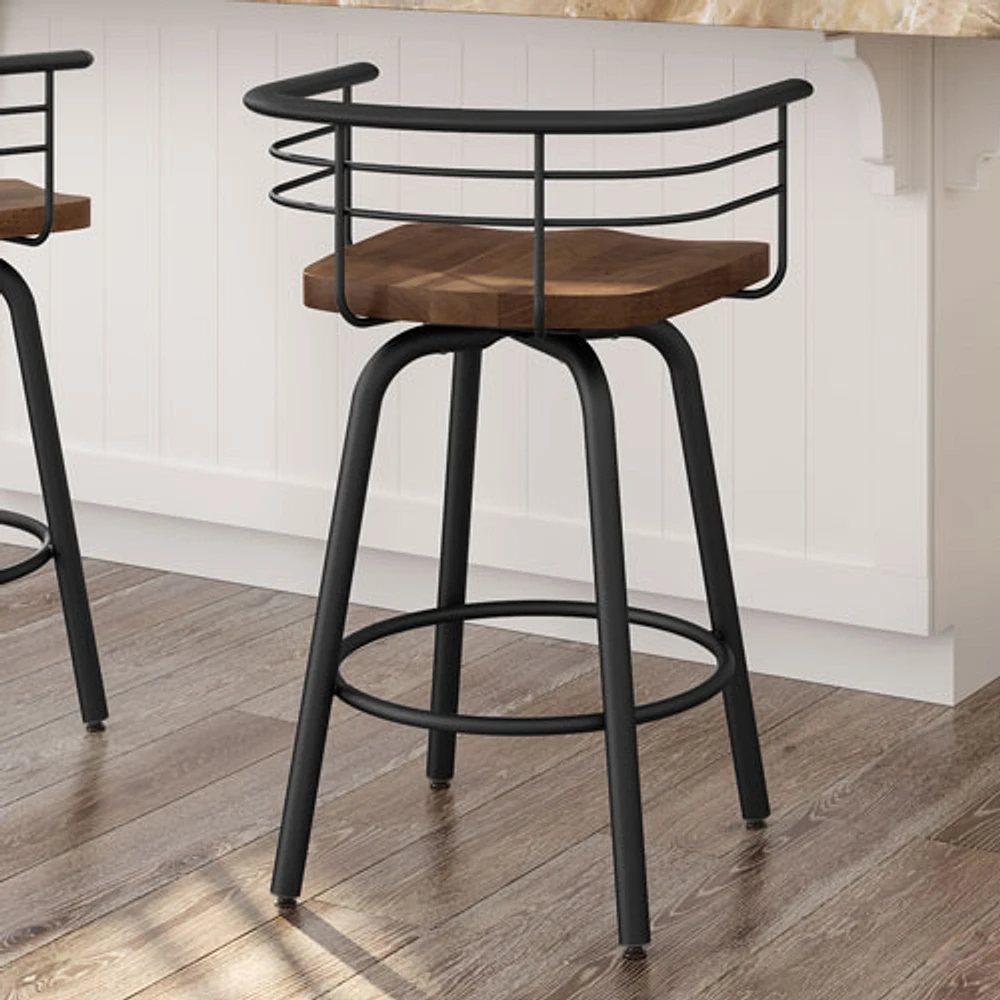 Brisk Transitional Counter Height Barstool