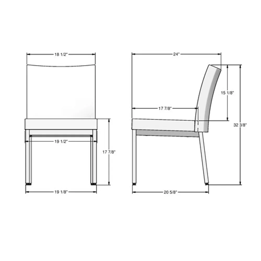 Perry Traditional Polyester Dining Chair - Set of 2