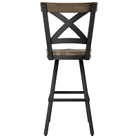 Tabouret de bar transitionnel à hauteur de comptoir Jasper